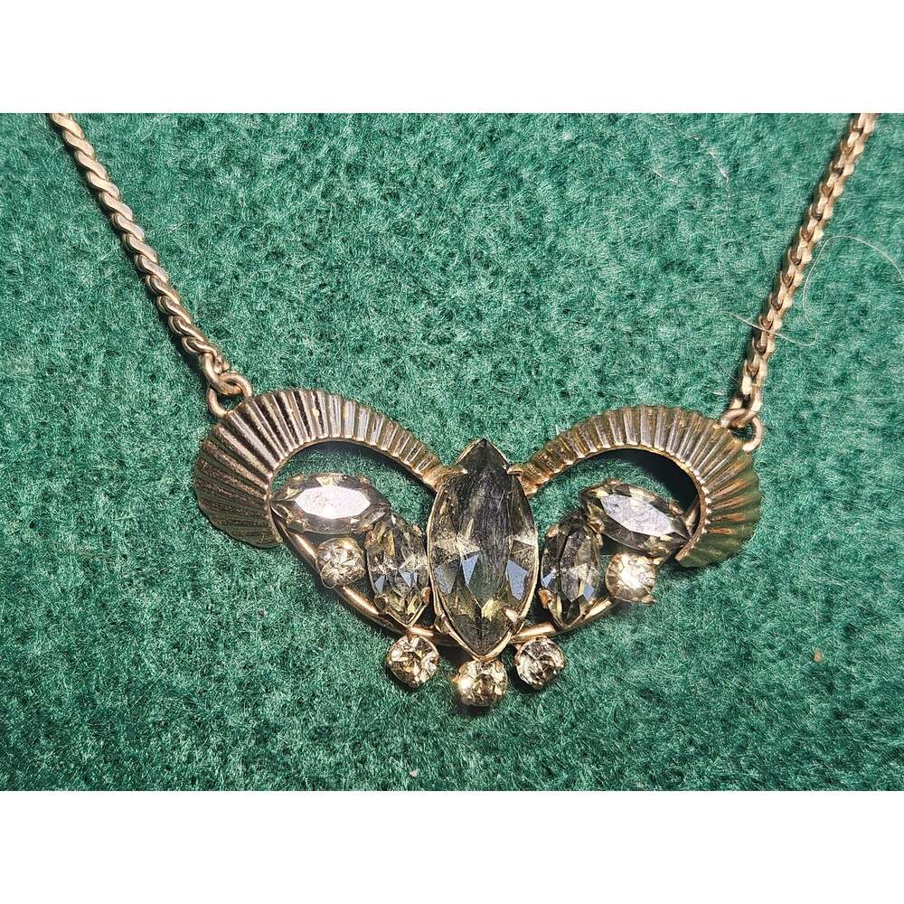 Vintage Signed Van Dell Necklace, 1/20 12K Gold Filled MCM 15.5 inch